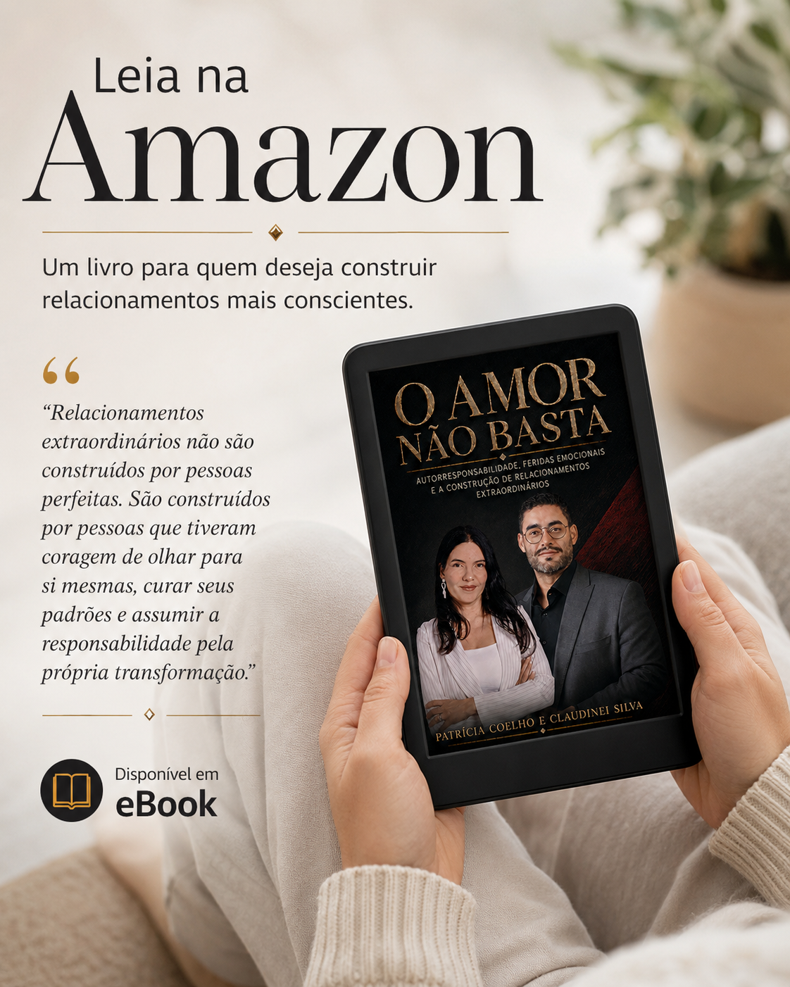 Livro O Amor Não Basta disponível em eBook na Amazon